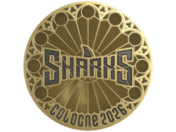 Sticker | Sharks Esports (Gold) | Cologne 2026