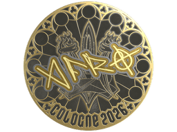 Sticker | afro (Gold) | Cologne 2026
