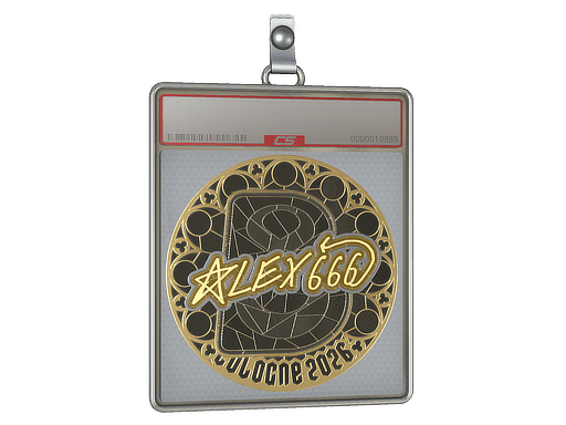 Sticker Slab | alex666 (Gold) | Budapest 2025