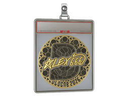 Sticker Slab | alex666 (Gold) | Budapest 2025