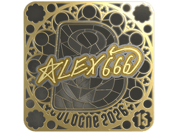 Sticker | alex666 (Gold, Ranked) | Cologne 2026