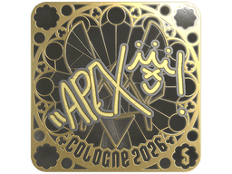 Sticker | apEX (Gold, Ranked) | Cologne 2026