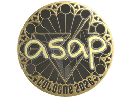 Sticker | asap (Gold) | Cologne 2026