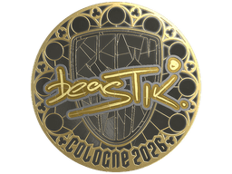 Sticker | beastik (Gold) | Cologne 2026