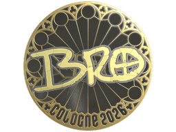 Sticker | br0 (Gold) | Cologne 2026