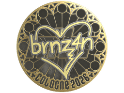 Sticker | brnz4n (Gold) | Cologne 2026