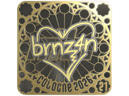 Sticker | brnz4n (Gold, Ranked) | Cologne 2026