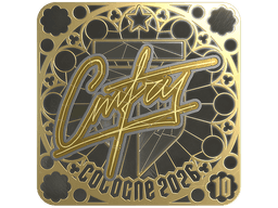 Sticker | cmtry (Gold, Ranked) | Cologne 2026