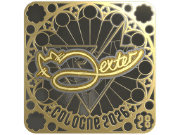 Sticker | dexter (Gold, Ranked) | Cologne 2026