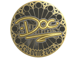 Sticker | doc (Gold) | Cologne 2026