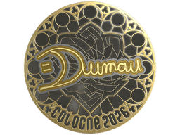 Sticker | dumau (Gold) | Cologne 2026