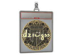 Sticker Slab | dziugss (Gold) | Cologne 2026