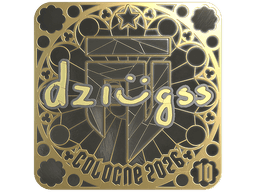 Sticker | dziugss (Gold, Ranked) | Cologne 2026