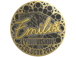 Sticker | EmiliaQAQ (Gold) | Cologne 2026