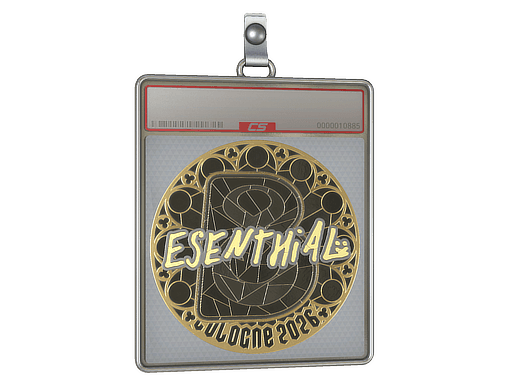 Sticker Slab | esenthial (Gold) | Budapest 2025