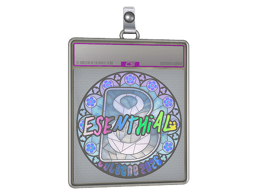 Sticker Slab | esenthial (Holo) | Budapest 2025
