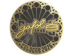Sticker | gafolo (Gold) | Cologne 2026