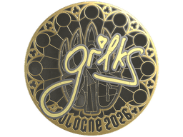 Sticker | gr1ks (Gold) | Cologne 2026