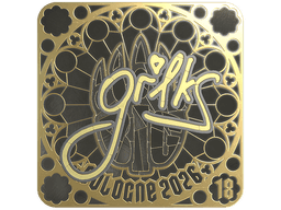 Sticker | gr1ks (Gold, Ranked) | Cologne 2026