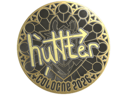 Sticker | huNter- (Gold) | Cologne 2026