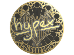 Sticker | hypex (Gold) | Cologne 2026