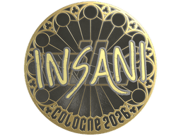 Sticker | insani (Gold) | Cologne 2026