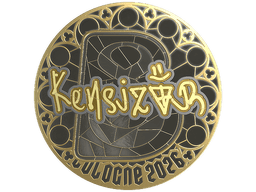 Sticker | kensizor (Gold) | Cologne 2026