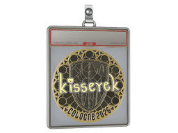 Sticker Slab | kisserek (Gold) | Cologne 2026