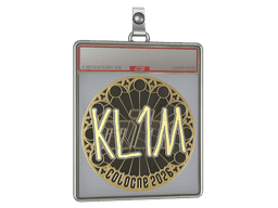Sticker Slab | kl1m (Gold) | Budapest 2025