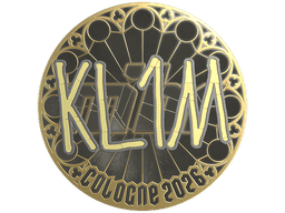Sticker | kl1m (Gold) | Cologne 2026