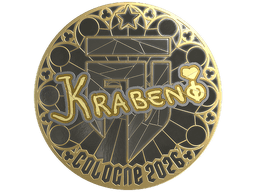 Sticker | Krabeni (Gold) | Cologne 2026