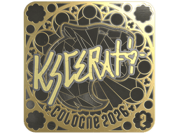 Sticker | KSCERATO (Gold, Ranked) | Cologne 2026