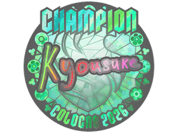 Sticker | kyousuke (Holo, Champion) | Cologne 2026