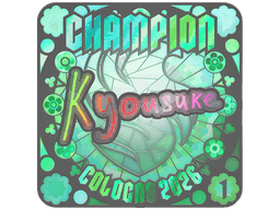 Sticker | kyousuke (Holo, Ranked) | Cologne 2026