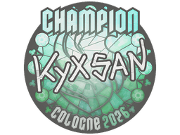 Sticker | kyxsan (Champion) | Cologne 2026