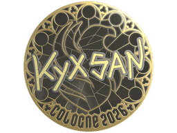 Sticker | kyxsan (Gold) | Cologne 2026