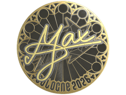 Sticker | max (Gold) | Cologne 2026