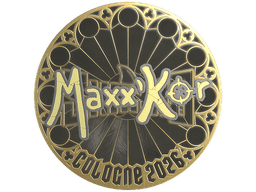 Sticker | maxxkor (Gold) | Cologne 2026