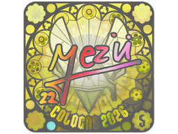 Sticker | mezii (Holo, Ranked) | Cologne 2026