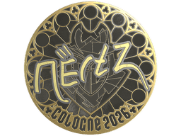 Sticker | NertZ (Gold) | Cologne 2026