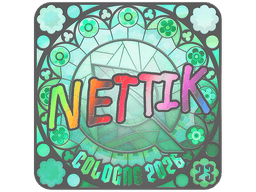 Sticker | nettik (Holo, Ranked) | Cologne 2026