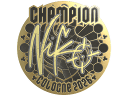 Sticker | NiKo (Gold, Champion) | Cologne 2026
