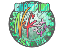 Sticker | NiKo (Holo, Champion) | Cologne 2026