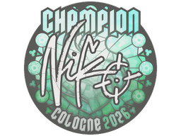 Sticker | NiKo (Champion) | Cologne 2026