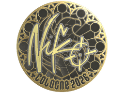 Sticker | NiKo (Gold) | Cologne 2026