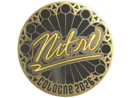 Sticker | nitr0 (Gold) | Cologne 2026