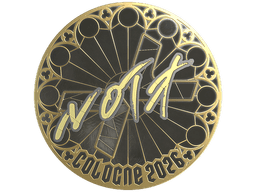 Sticker | nota (Gold) | Cologne 2026