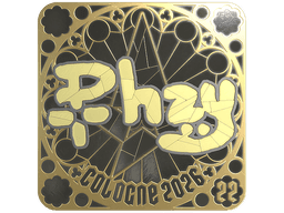 Sticker | phzy (Gold, Ranked) | Cologne 2026
