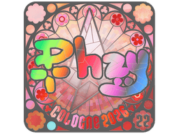 Sticker | phzy (Holo, Ranked) | Cologne 2026