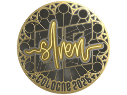 Sticker | S1ren (Gold) | Cologne 2026